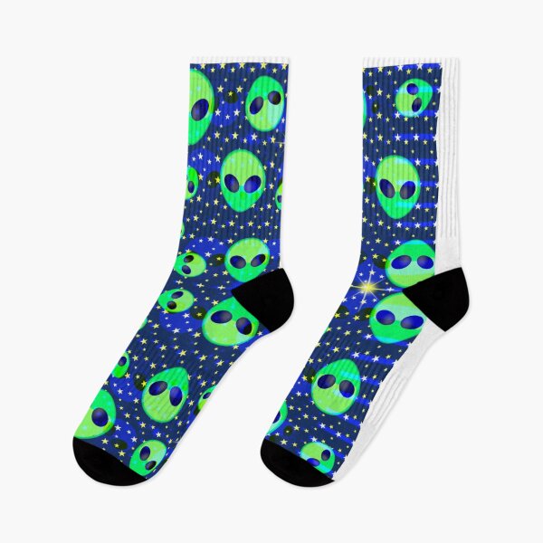 Item preview, Trippy Aliens Green designed and sold by shantilovesart.