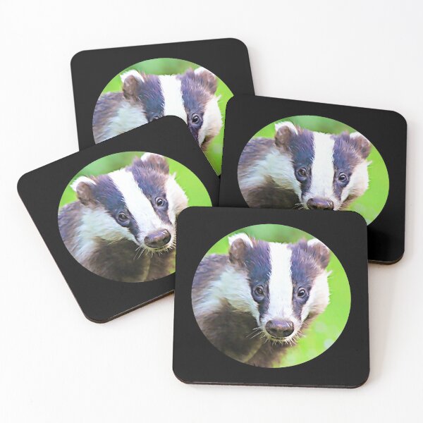 Item preview, Badger Portrait designed and sold by RevolutionInPaint.