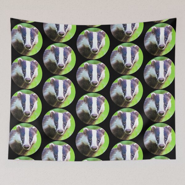 Item preview, Badger Portrait designed and sold by RevolutionInPaint.