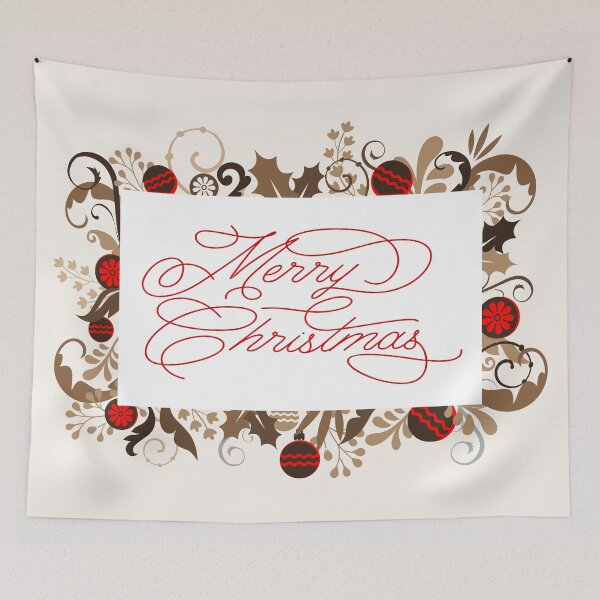 Item preview, Merry Christmas Ornate Border designed and sold by Versatill.