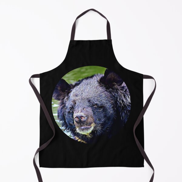 Item preview, Asian Black Bear Portrait designed and sold by RevolutionInPaint.