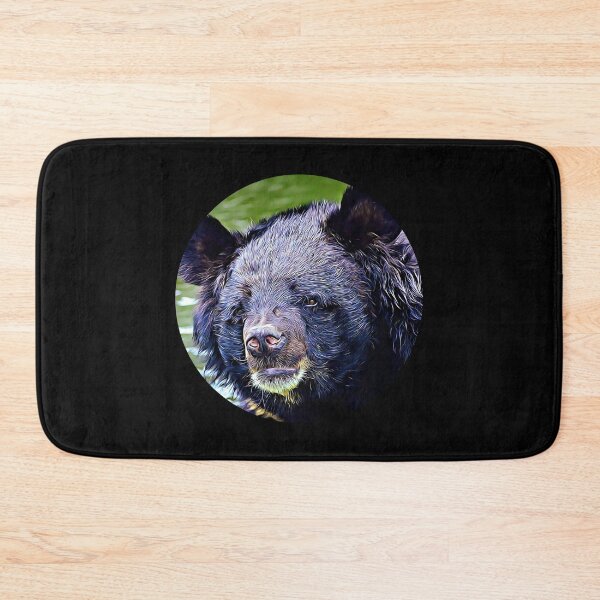 Item preview, Asian Black Bear Portrait designed and sold by RevolutionInPaint.