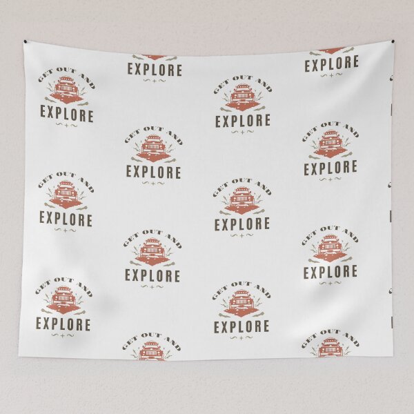 Item preview, Get Out and Explore - Camping and Adventure - Funny Camping Quotes designed and sold by Recti.