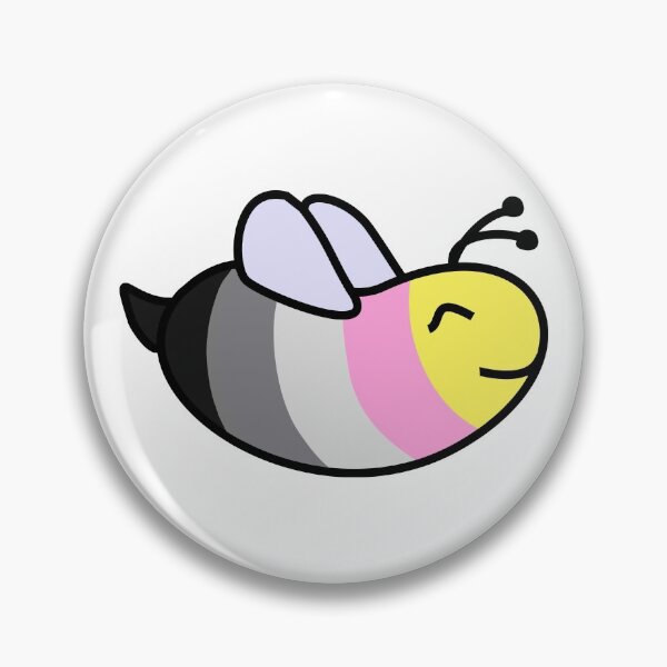 Item preview, Queerplatonic Pride Bee designed and sold by M-L-Creations.