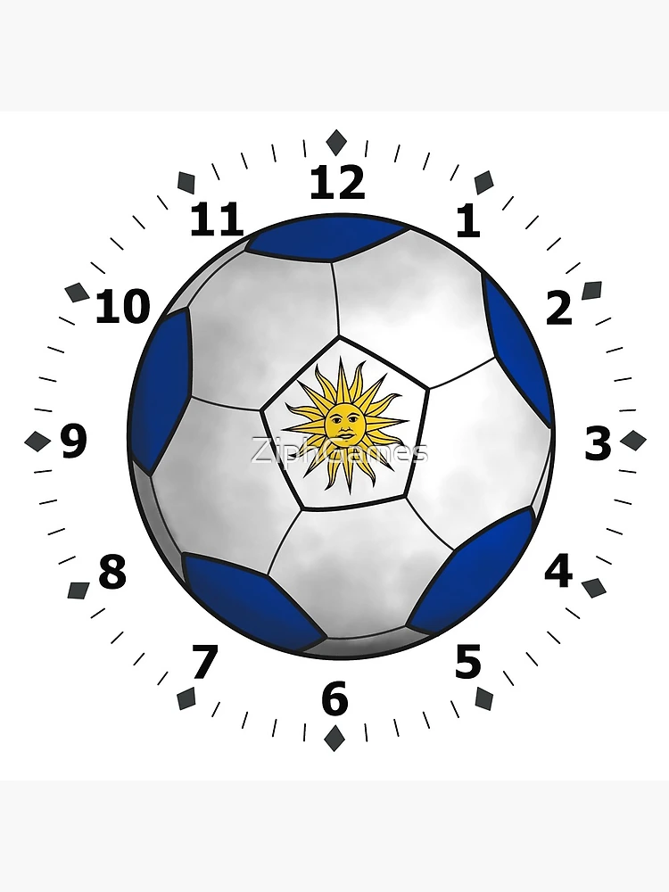 Thumbnail 4 of 4, Clock, uruguay clock designed and sold by ZiphGames.