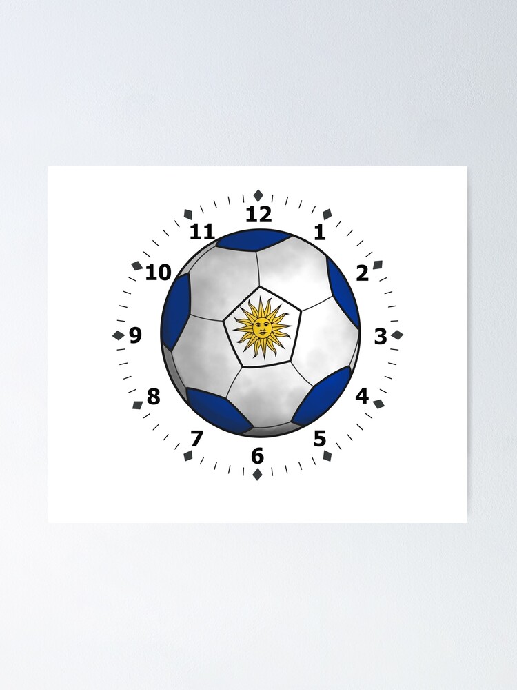 Thumbnail 1 of 3, Poster, uruguay clock designed and sold by ZiphGames.