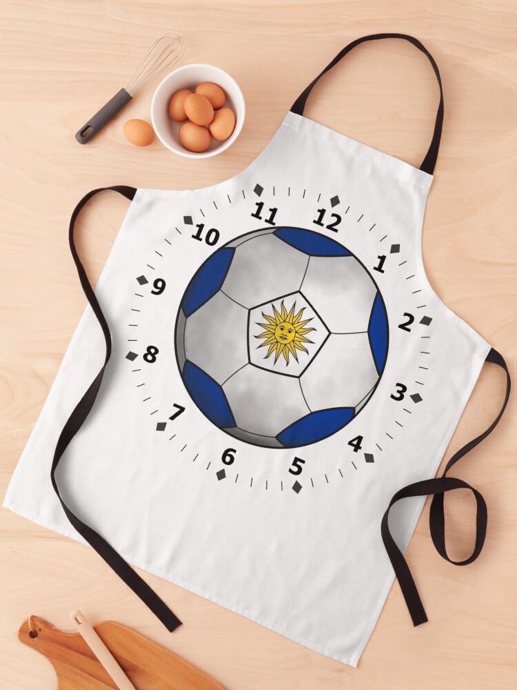 Thumbnail 1 of 6, Apron, uruguay clock designed and sold by ZiphGames.