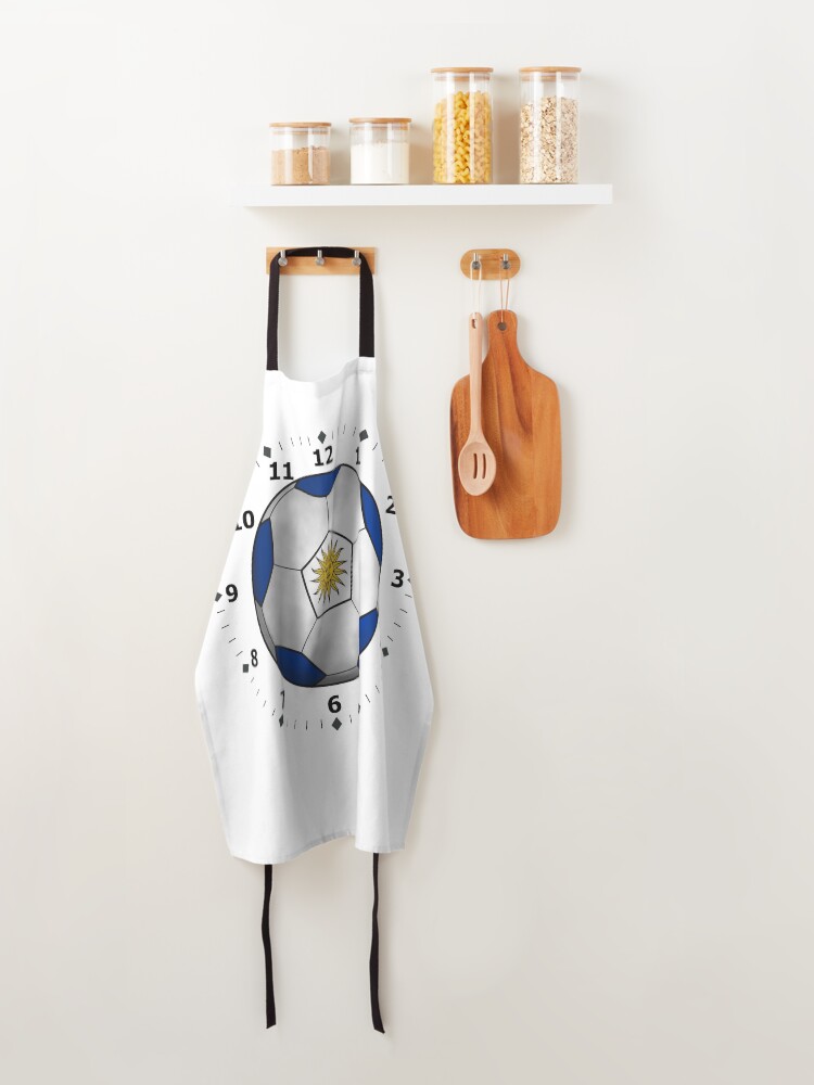 Thumbnail 4 of 6, Apron, uruguay clock designed and sold by ZiphGames.