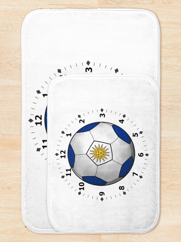 Thumbnail 5 of 6, Bath Mat, uruguay clock designed and sold by ZiphGames.