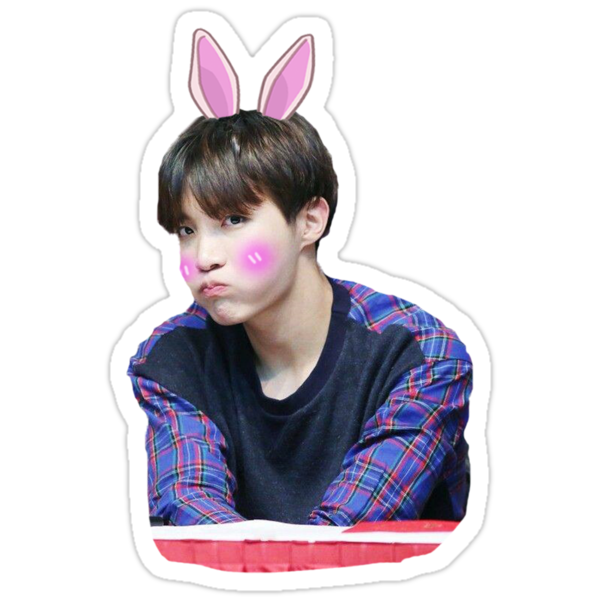  BTS  Jhope Cute Sticker Stickers by BreezeFrozen 