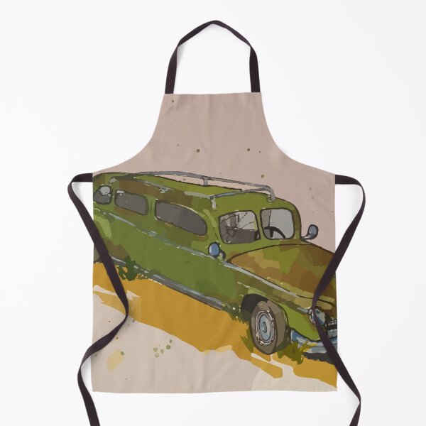 Artikelvorschau, Altes grünes antikes Auto auf der Route 66 in Arizona – WelshDesigns entworfen und verkauft von welshdesigns.