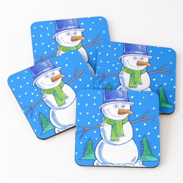 Item preview, Smiling snowman designed and sold by Elnica.