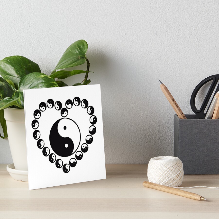 Yin Yang Meaning Love Yin Yang Yin And Yang Art Board Print For Sale By Newnormals Redbubble 