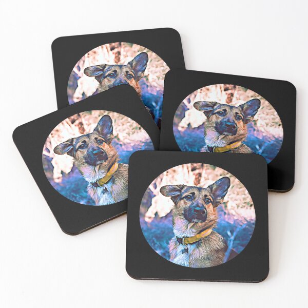Item preview, German Shepherd Portrait designed and sold by RevolutionInPaint.