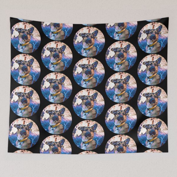 Item preview, German Shepherd Portrait designed and sold by RevolutionInPaint.