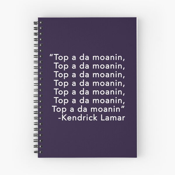 Item preview, Top a da Moanin - Kendrick Lamar designed and sold by TinaLane.