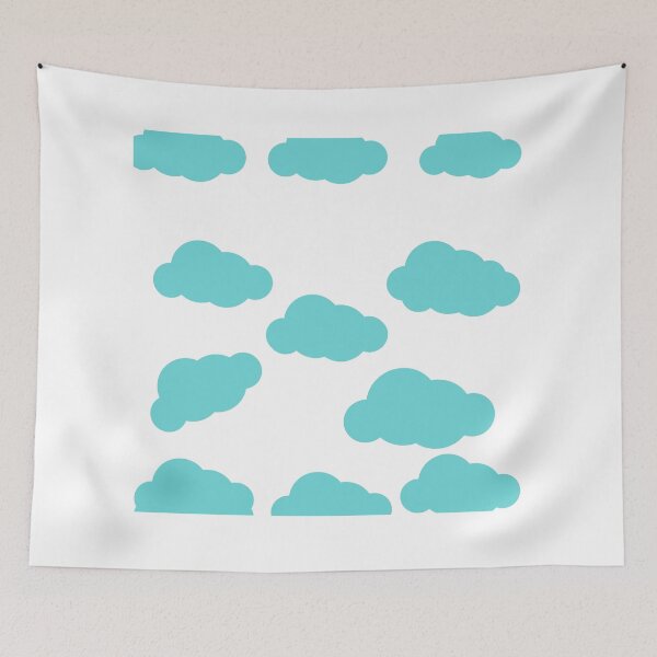 Item preview, Light Blue clouds designed and sold by Arti-Creation.