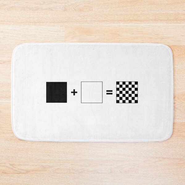 Item preview, Black and white is checked | Play of colors, color magic, humor designed and sold by un-artiges.