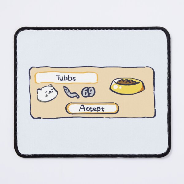 Item preview, I draw tubbs gift of 69 fish / neko atsume meme designed and sold by RansRoom.