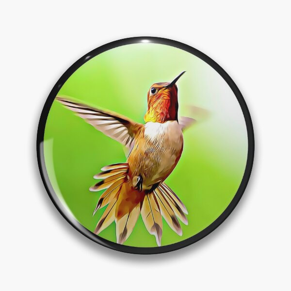 Item preview, Hummingbird Portrait designed and sold by RevolutionInPaint.