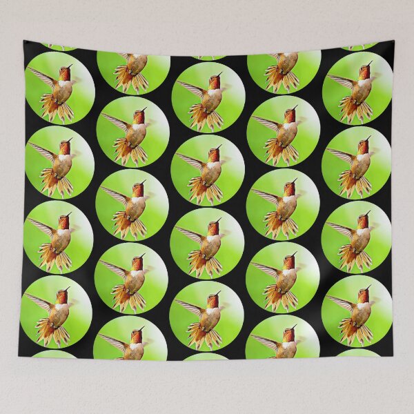 Item preview, Hummingbird Portrait designed and sold by RevolutionInPaint.