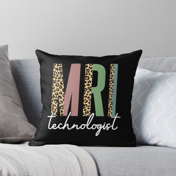 Item preview, MRI Technologist cheetah print typography | MRI Tech leopard print designed and sold by Violet Treasures.