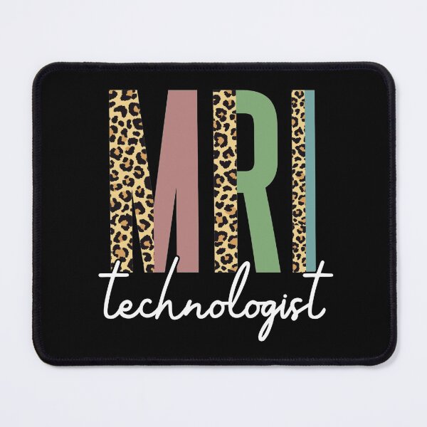 Item preview, MRI Technologist cheetah print typography | MRI Tech leopard print designed and sold by Violet Treasures.