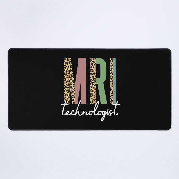 Item preview, MRI Technologist cheetah print typography | MRI Tech leopard print designed and sold by Violet Treasures.