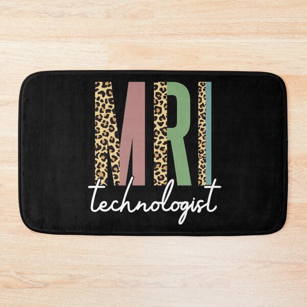 Item preview, MRI Technologist cheetah print typography | MRI Tech leopard print designed and sold by Violet Treasures.