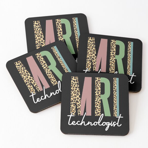 Item preview, MRI Technologist cheetah print typography | MRI Tech leopard print designed and sold by Violet Treasures.