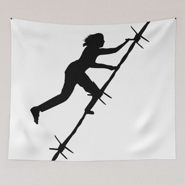 Item preview, Barb Wire Girl designed and sold by Grobie.