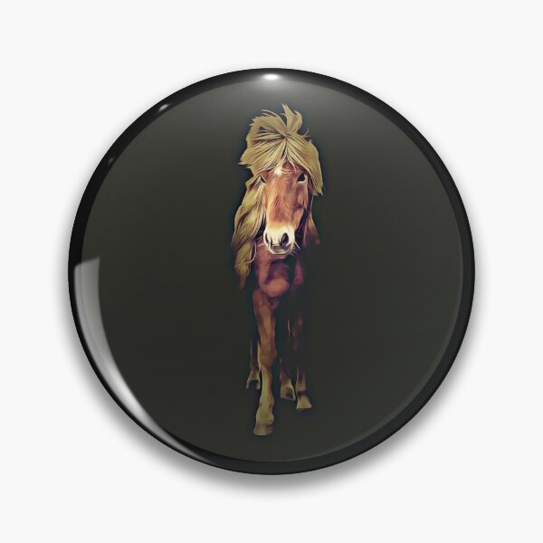 Item preview, Icelandic Horse Portrait designed and sold by RevolutionInPaint.