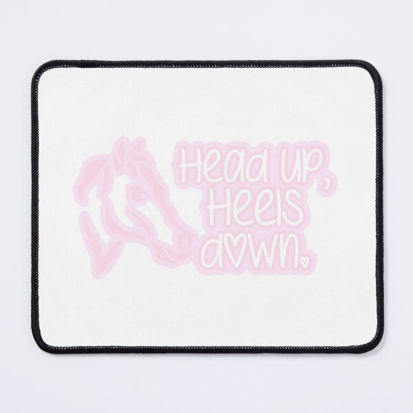 Item preview, Head up heels down - Horseriding quote designed and sold by theatreleah.