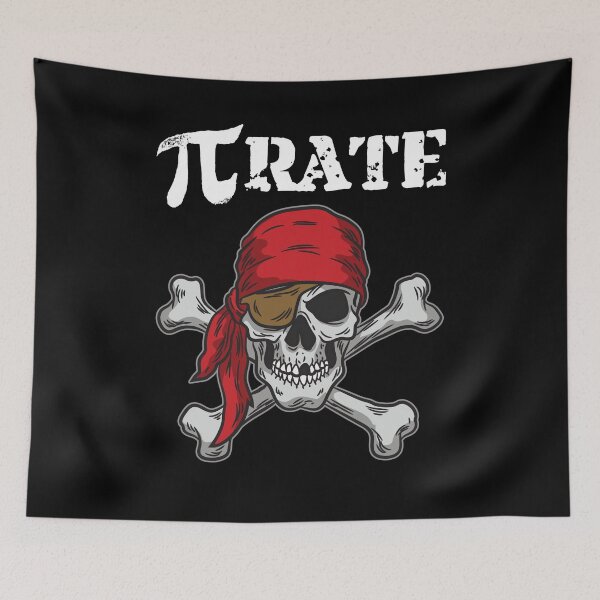 Item preview, Pi Rate funny math Pirate Joke designed and sold by Moonpie90.