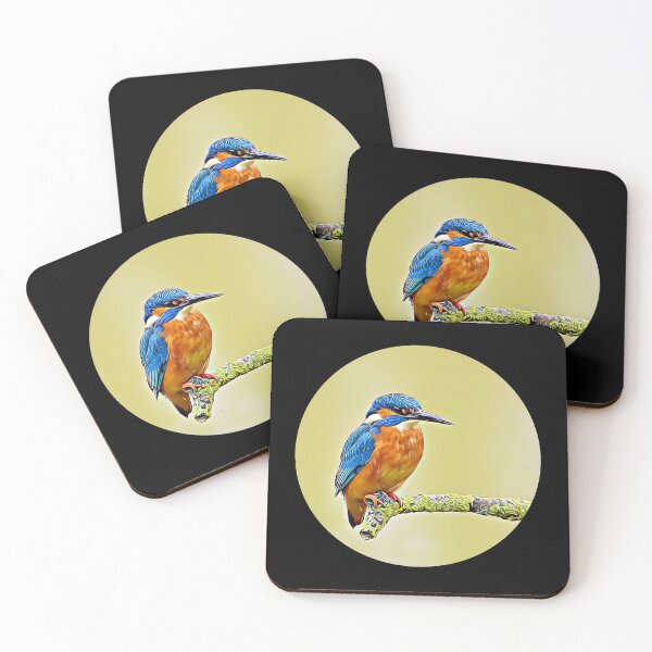 Item preview, Kingfisher Portrait designed and sold by RevolutionInPaint.