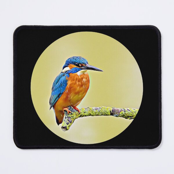 Item preview, Kingfisher Portrait designed and sold by RevolutionInPaint.