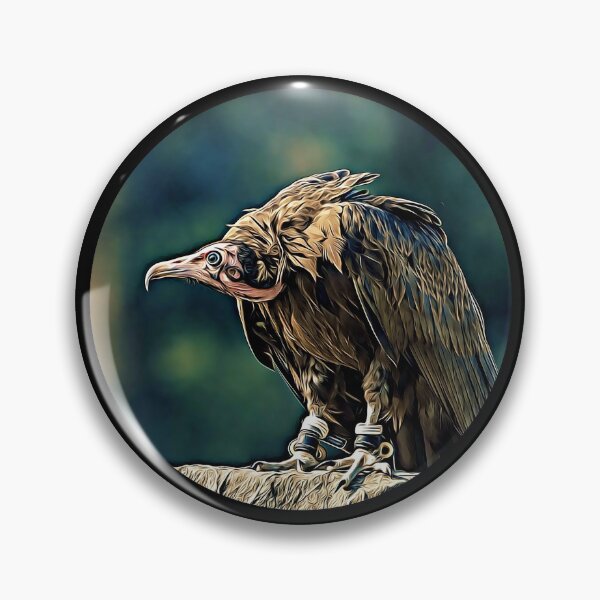 Item preview, Hooded Vulture Portrait designed and sold by RevolutionInPaint.