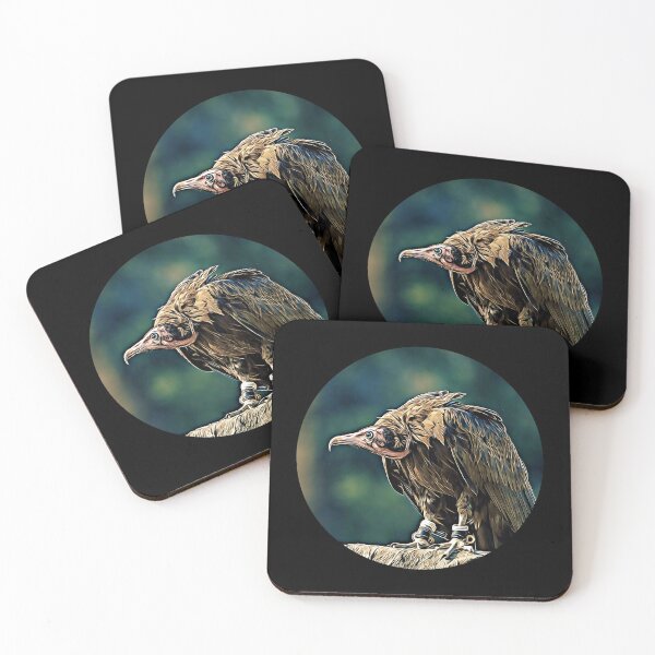 Item preview, Hooded Vulture Portrait designed and sold by RevolutionInPaint.