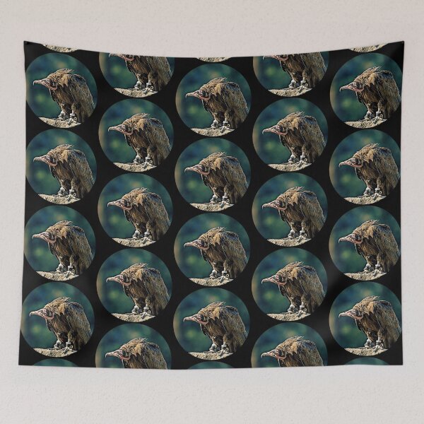 Item preview, Hooded Vulture Portrait designed and sold by RevolutionInPaint.