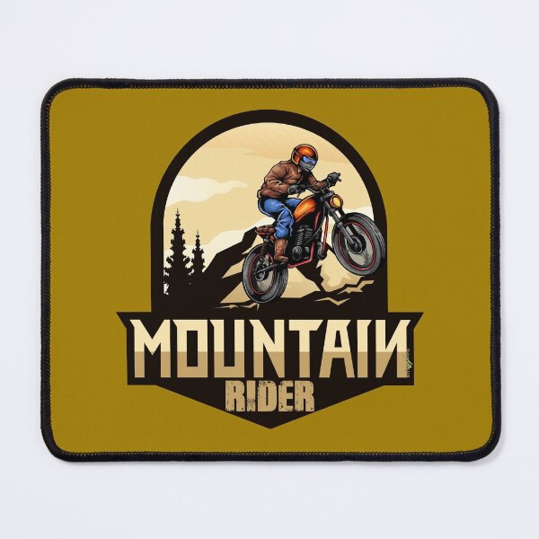 Item preview, Mountain Rider Motorcycle Sticker T-Shirt 03 designed and sold by OuterShellUK.