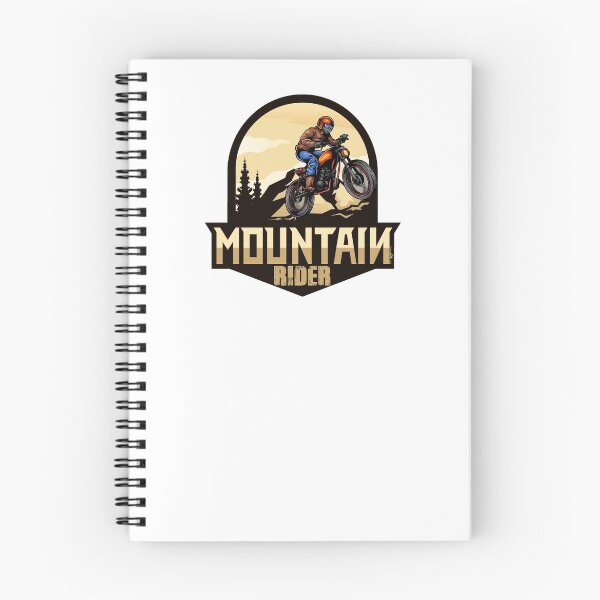 Item preview, Mountain Rider Motorcycle Sticker T-Shirt 03 designed and sold by OuterShellUK.