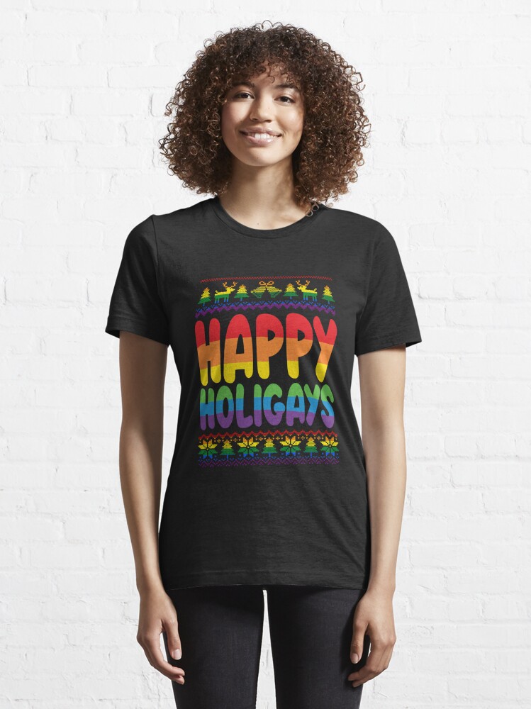 Disover Happy Holigays Essential T-Shirt