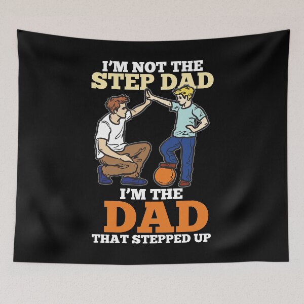 Item preview, Proud Step Dad who Steps up Fathers Day Present designed and sold by Moonpie90.