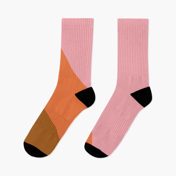 Item preview, Modern Color Block in Pink and Rust designed and sold by JuneJournal.