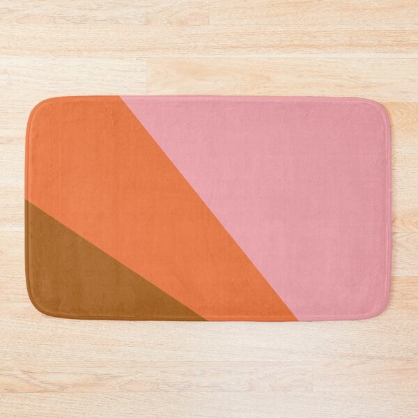 Item preview, Modern Color Block in Pink and Rust designed and sold by JuneJournal.