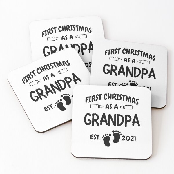Item preview, First Christmas as a Grandpa designed and sold by MoonsmileProd.