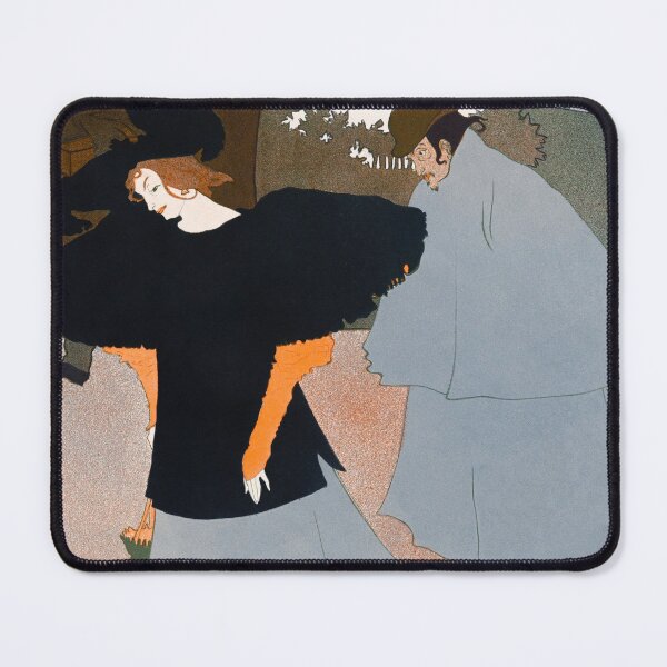 Item preview, Art Nouveau Print "Dame op straat gevolgd door een heer" (ca. 1897) by Georges de Feure designed and sold by Designedbysm.