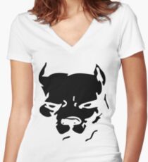 Pit Bull Women's Fitted V-Neck T-Shirt