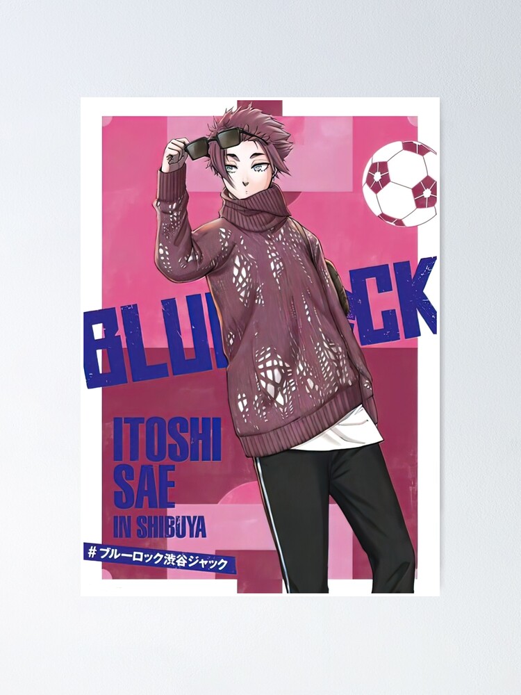 "Blue Lock Itoshi Sae" Poster for Sale by terpres | Redbubble