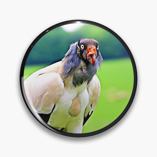 Item preview, King Vulture Portrait designed and sold by RevolutionInPaint.